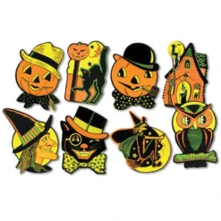 Beistle Vintage Reproduction Halloween Cutouts Beistle Vintage Halloween