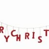 Creative Co-Op Whimsical Merry Christmas Garland