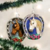 Old World Christmas Winner Horseshoe Equestian Champion Ornament