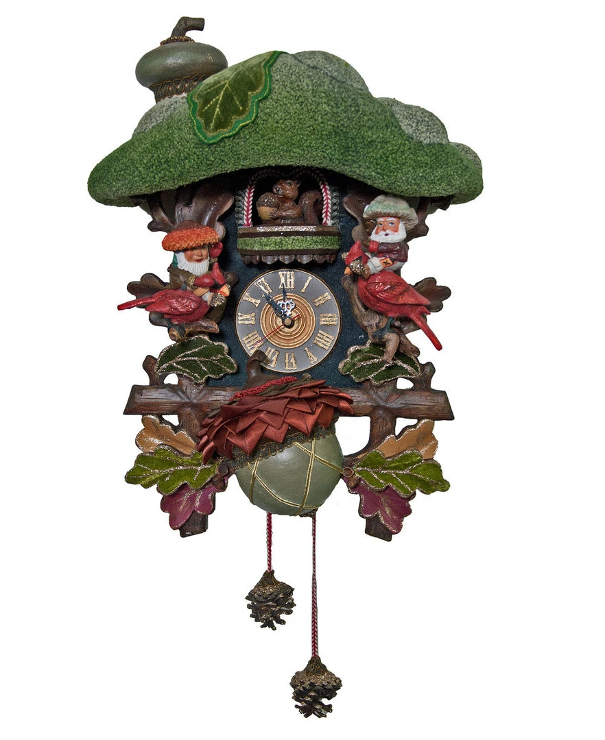 Katherine's Collection Woodlanders Cuckoo Clock Display 4 Katherine's Collection Woodlanders Cuckoo Clock Display