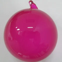 Winward Jim Marvin Fuchsia Bubblegum Glass Ornaments Jim Marvin Ornaments